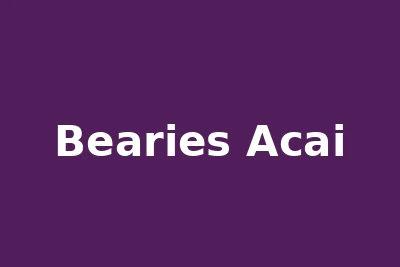 Bearies Acai logo