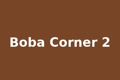 Boba Corner 2 logo