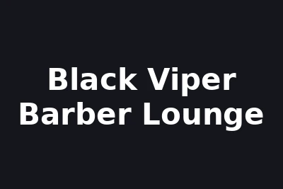 Ethan at Black Viper Barber Lounge logo