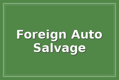 Foreign Auto Salvage logo