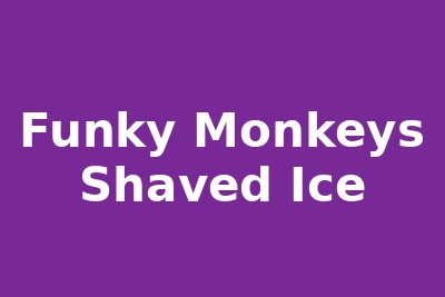 Funky Monkeys Shaved Ice logo