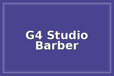G4 Studio Barber logo