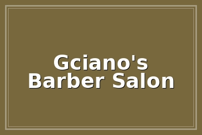 Gciano's Barber & Salon logo