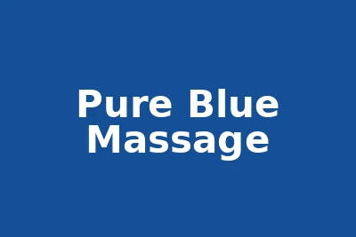 Pure Blue Massage logo