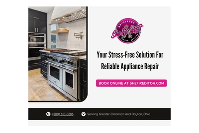 She Fixed It Appliance Repair Service logo