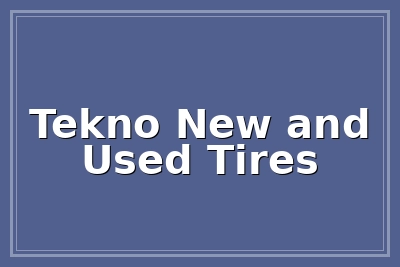 Tekno new and used tires logo