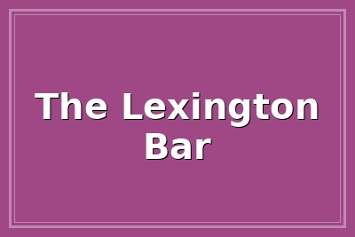 The Lexington Bar logo
