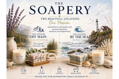 The Soapery Off Main logo