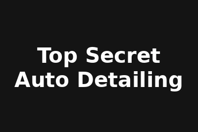 Top Secret Auto Detailing logo