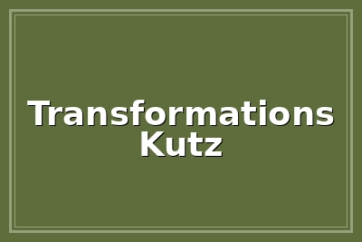 Transformations Kutz and Salon logo