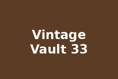Vintage Vault 33 logo